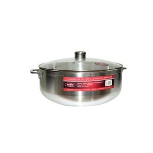 PAILA TAPA DE VIDRIO 34CM  CAL-011G  6/1