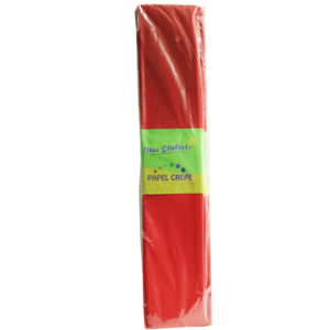 PAPEL CRESPE NEW STUDEN NS-12 50 PAQUETE ROJO 70GSM 50*150cm