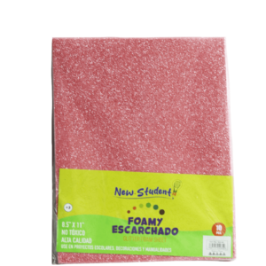 FOAMI ESCARCHADO NEW STUDENT 96 PAQUETE ROSADO CLARO  NS-46