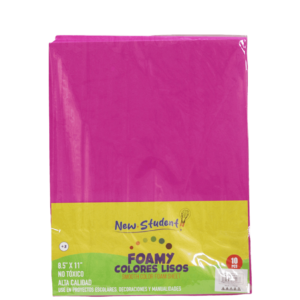 FOAMI SOLIDO NEW STUDENT 96 PAQUETE ROSADO OSCURO  NS-57