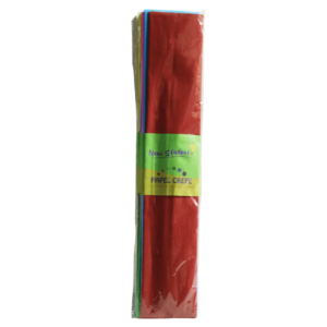 PAPEL CRESPE NEW STUDEN NS-09 50 PAQUETE MIXTO 10 COLORES 70GSM 50*150cm