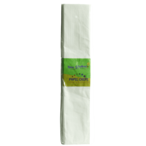 PAPEL CRESPE NEW STUDEN NS-15 50 PAQUETE BLANCO 70GSM 50*150cm
