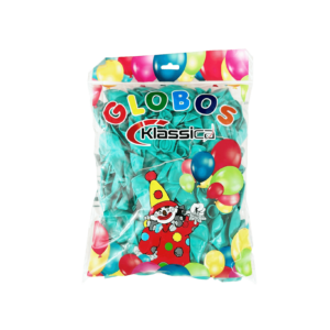 GLOBOS DE CUMPLEAÑOS KLASSICA AZUL AQUA KL-026 100/144