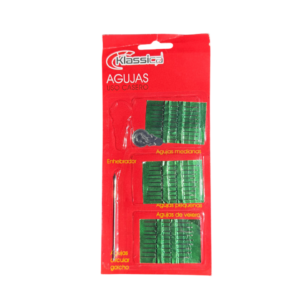 AGUJAS GRANDE ROJAS EN BLISTER KLASSICA KL-649 720/1