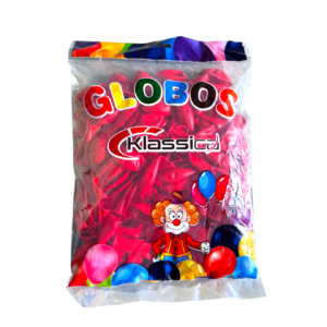 GLOBOS DE CUMPLEAÑOS KLASSICA ROJO KL-019 100/144