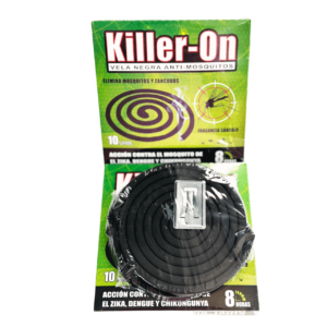 VELA DE MOSQUITO NEGRA KILLER-ON 60/1 TQ-03