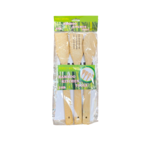 SET DE UTENSILIOS DE MADERA 3PCS JO-038 200/1