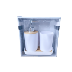 SET DISPENSADOR DE GEL DE BANO 3PCS JO-135 36/1