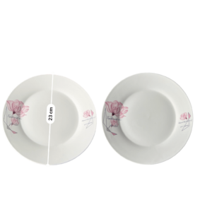 PLATO DE PORCELANA No.9 C/DISENO JO-478 40/1
