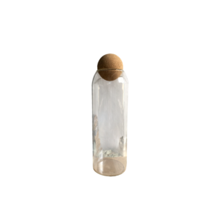 FRASCO CON TAPA BOLA DE MADERA JO-094 60/1