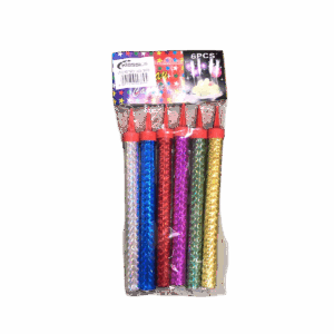 VELAS DE CUMPLEAÑOS 6PCS JO-369 300/6 18CM