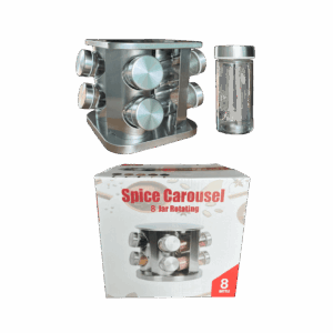 ENVASE PARA ESPECIAS GIRATORIO 8PCS JO-165 12/1