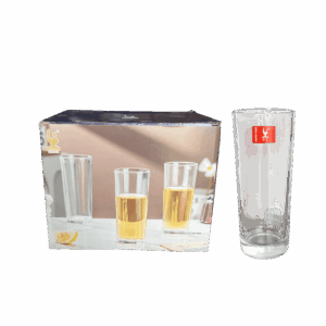 VASO DE CRISTAL LARGO 6PCS JO-272 8/SET