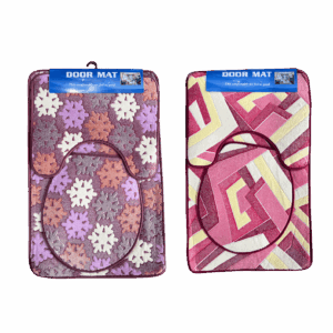 SET DE ALFOMBRA DE BAÑO 3 PCS GRANDE 80*50CM JO-355 50/1
