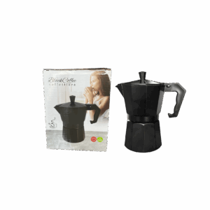 GRECA 3 TAZAS NEGRA JO-161-3 36/1