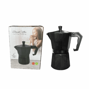 GRECA 9 TAZAS NEGRA JO-161-9 24/1