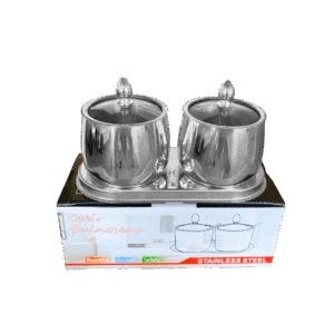 ESPECIERO EN METAL PLATEADO 2PCS JO-022 50/1